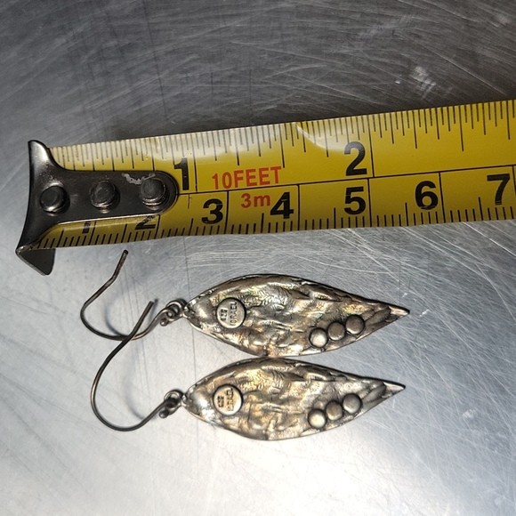 earrings,  one size,   color silver - Picture 3 of 3